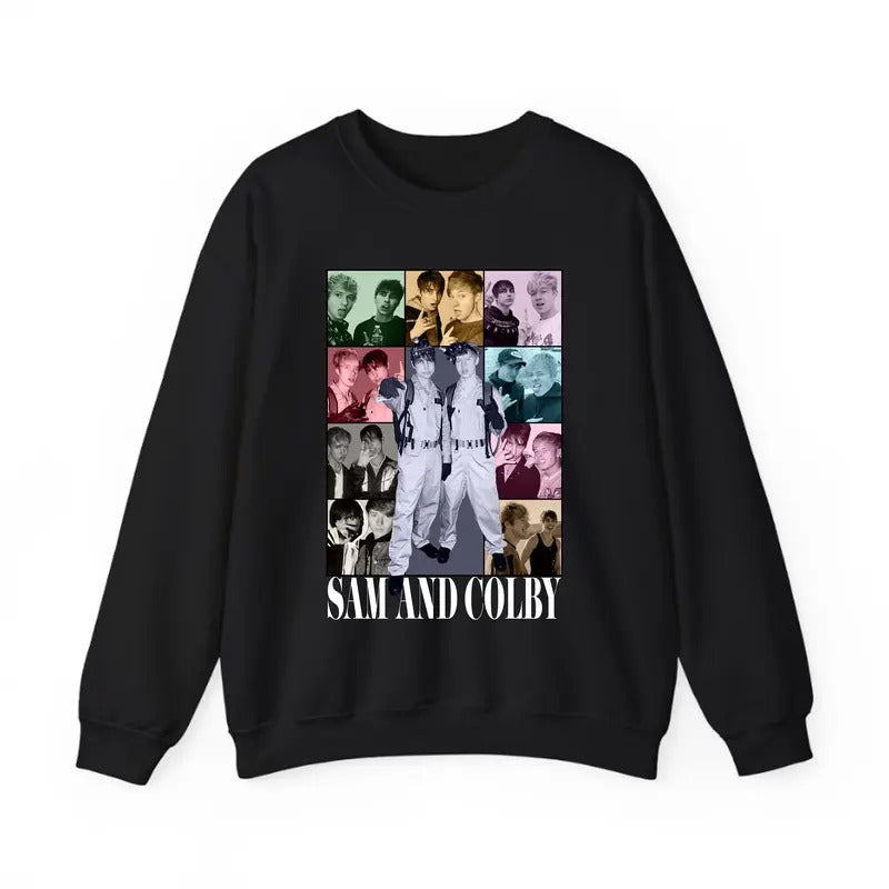 Sam And Colby Eras Tour Sweatshirt Menswear Sam And Colby Shirt Hoodie | GrindPrints.com