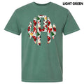 Santa Bow Theme Monogram Comfort Colors T-Shirt 'NLB' Hoodie, Sweatshirt | GrindPrints.com
