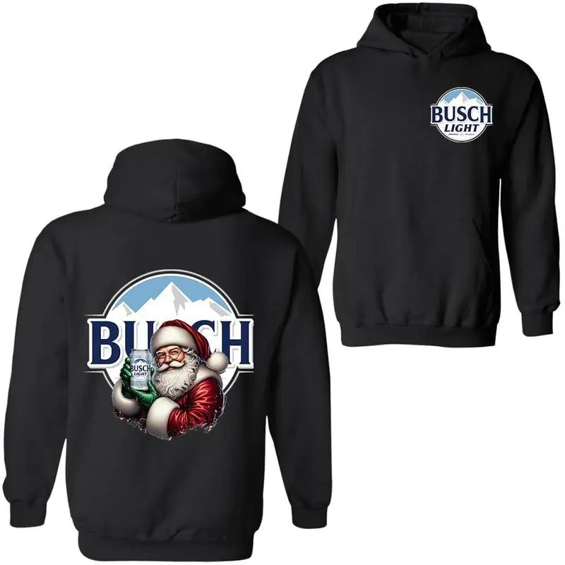 Santa Buscch Light Hoodie, Christmas Buscch Light Hoodie, Trending Beer Tee, Merry Christmas Buscch Light Tee, Christmas...