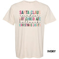 Santa Claus Hot Chocolate Words Comfort Colors T-Shirt Hoodie, Sweatshirt | GrindPrints.com