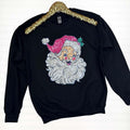 Santa Faux Sequin Sweatshirt T-Shirts, Hoodie | GrindPrints.com