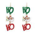 Santa HOHOHO Earrings T-Shirts, Hoodie, Sweatshirt | GrindPrints.com