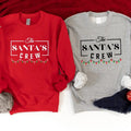 Santa's Crew Sweatshirt, Family Matching Christmas Hoodies, Cousin Christmas Crew Sweaters, Reunion Christmas Party Long...