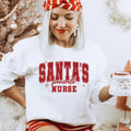 Santa's Favorite NURSE Crewneck Sweatshirt.  Everyday  Christmas NURSE Unisex Pullover Crewneck Sweatshirt. T-Shirts, Hoodie