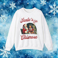 Santa's Little Chismosa T-Shirt - Funny Holiday Tee for Gossip Lovers Crewneck Sweatshirt Hoodie | GrindPrints.com