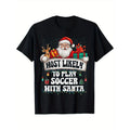 Santa's Soccer Buddy Men's T-Shirt