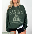 Santas Cocktail Club Christmas Sweatshirt Funny Christmas Sweater Espresso Martini Dirty Martini Christmas Crewneck...