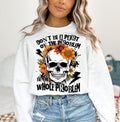 Sarcastic Dont Be Part Of The Problem Be The Whole Problem, Funny Adult Humor Skeleton, Retro Hoodie, T-shirt and sweater...
