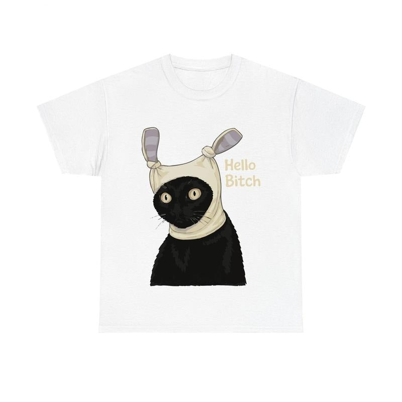 Sassy Black Cat Funny Meme Unisex T-shirt Hoodie, Sweatshirt | GrindPrints.com