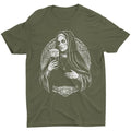 Satanic Unholy Nun Occult Gothic Evil Bad Nun T Shirt Beer Vintage, Funny T-shirt, Vintage Graphic Tee Hoodie, Sweatshirt