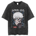 Satoru Gojo Six Eye Technique Vintage Tee Menswear Top Underwear Tshirt Underwear Tshirt Hoodie, Sweatshirt | GrindPrints.com