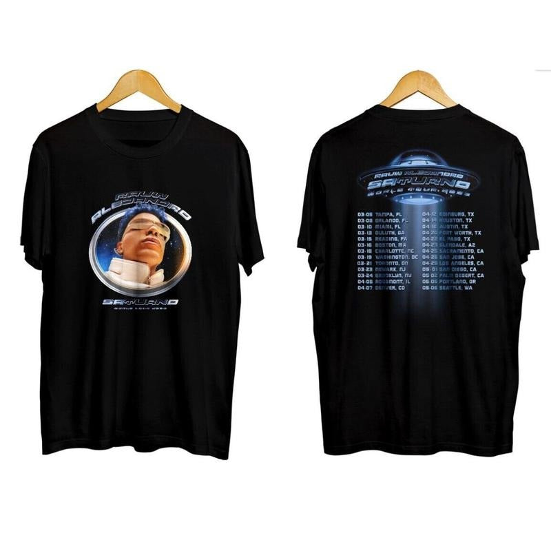 Saturno T-Shirt Rauw Alejandro World Tour Shirt Hoodie, Sweatshirt | GrindPrints.com