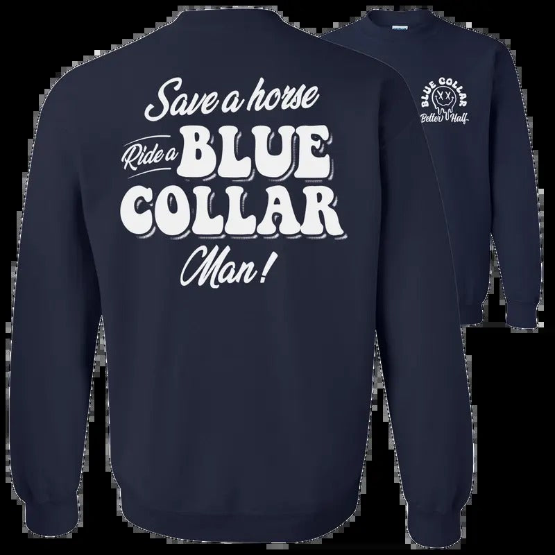Save Horse Navy Classic Baggy Fit Comfort Soft Collar T-Shirts, Hoodie, Sweatshirt