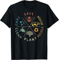 Save Bees Rescue Animals Recycle Plastic Earth Day Vintage T-Shirt Hoodie, Sweatshirt | GrindPrints.com