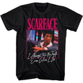 Scarface Tell The Truth Men's T-shirt Even When I Lie Tony Montana Quote, Rock Fan Gift, Graphic tee, Fashion Cotton,...