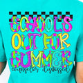 Schools' Out Counselor DTF Transfers - THIS IS NOT A SHIRT Hoodie, Sweatshirt | GrindPrints.com