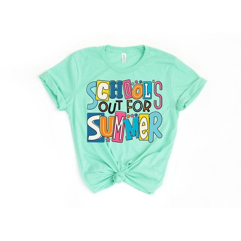 Schools Out For Summer Shirt, Last Day of School, End Of School Year, Goodbye School, Teacher Off Duty, Teacher Mode Tee,...