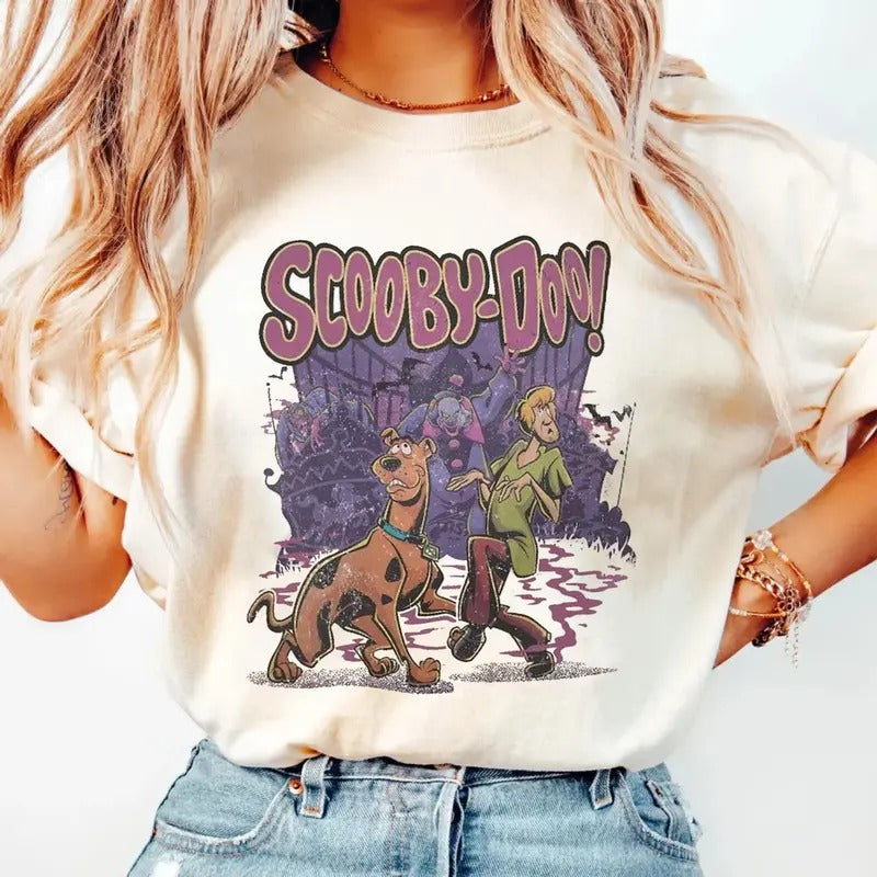 Scooby Shirt, 90s Halloween Movie T Shirt, Retro Halloween Shirt, Scooby T Shirt, Halloween Movie Character Tee,...