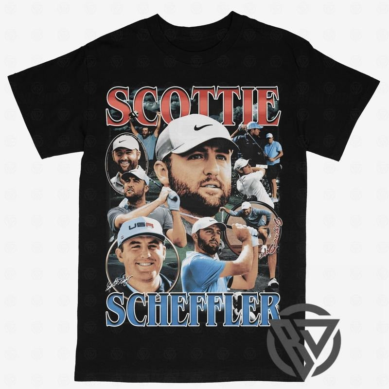 Scottie Scheffler Tee | Vintage Tee Graphic T-Shirt Sweatshirt Hoodie | Sport Tee - Gift For Fan | GrindPrints.com