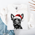 Scottish Terrier, Santa, Scotty Dog, Christmas, Dog Lover, Pet Sweatshirt, Crew Neck, Women's, Crewneck T-Shirts, Hoodie