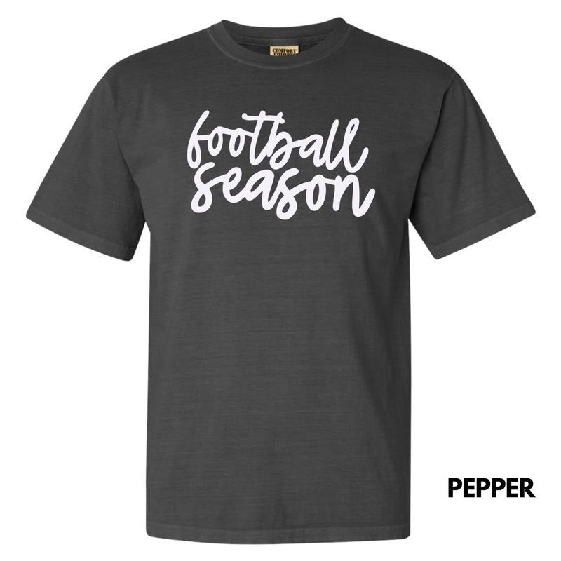 Script Football Season Comfort Colors T-Shirt 'NLB' Hoodie, Sweatshirt | GrindPrints.com