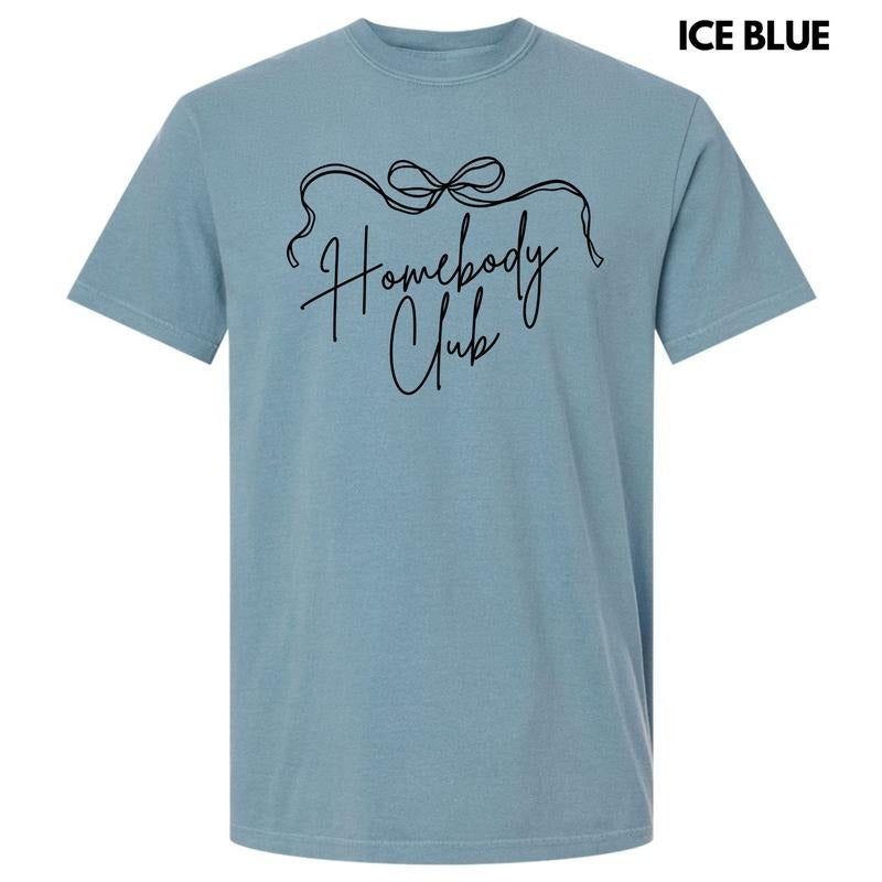 Script Homebody Club Comfort Colors T-Shirt 'NLB' Hoodie, Sweatshirt | GrindPrints.com