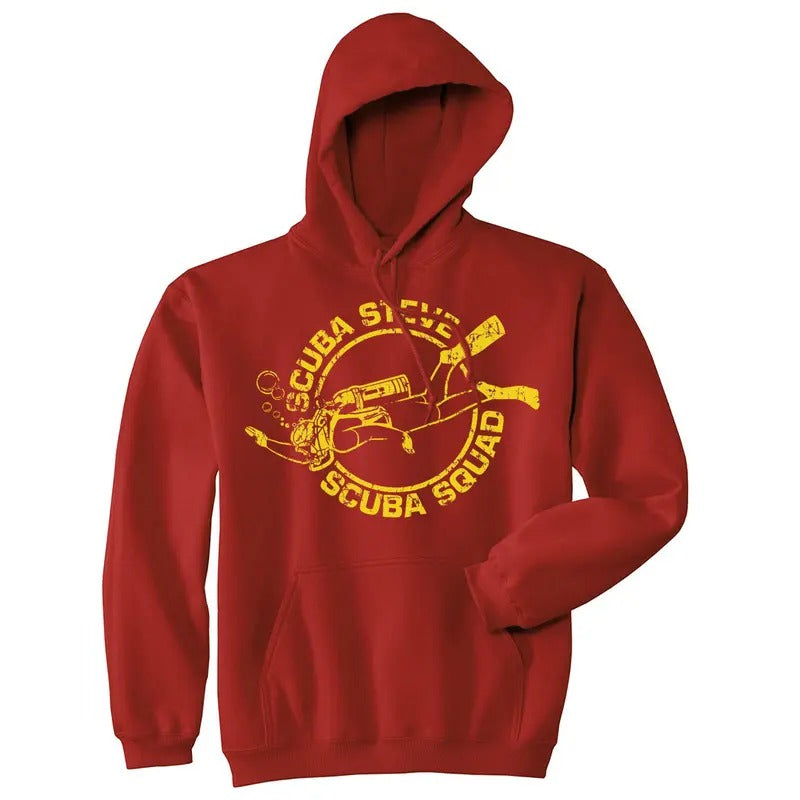 Scuba Steve Scuba Squad Funny Diving Funny Funny Movie Novelty Red T-Shirts, Hoodie, Sweatshirt