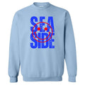 Sea Side Block Letter Sweatshirt 'NLB' T-Shirts, Hoodie | GrindPrints.com