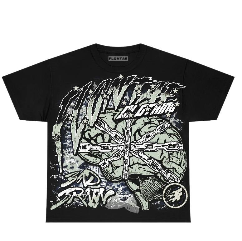 Seafoam 4s Flontae T-Shirt Bad Brain Graphic Tee Cotton Y2K Clothing Top Streetwear Hoodie, Sweatshirt | GrindPrints.com