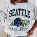Seattlle Football Vintage Graphic T-shirt Seattlle Football Crewneck Cotton Crewneck Fan Gift Hoodie, Sweatshirt