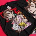 Seiko Ayase Dandadan T-Shirt Anime Cosplay Momo Okarun Unisex Shirt Gift Hoodie, Sweatshirt | GrindPrints.com