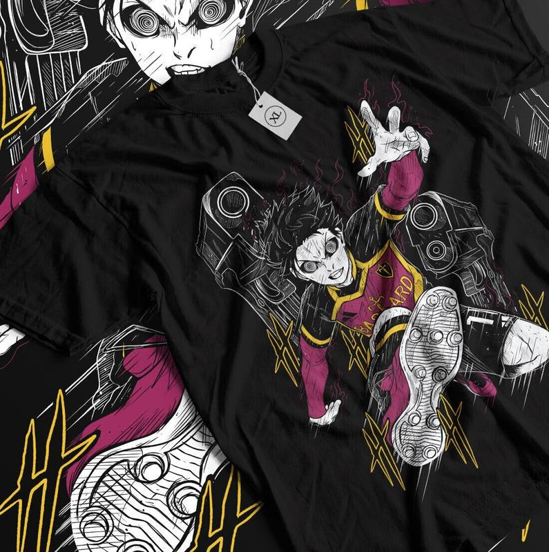 Seishiro Nagi T-Shirt S-4XL Blue Lock Isagi Yoichi Anime Manga Rin Itoshi Soft Tee Hoodie, Sweatshirt | GrindPrints.com