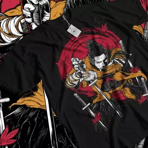 Sekiro Wolf T-Shirt Anime Vintage Special T-shirt Manga Shirts Anime Love shirt Hoodie, Sweatshirt | GrindPrints.com