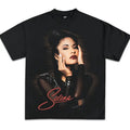 Selena Graphic Black T-Shirt, Fans Shirt Hoodie, Sweatshirt | GrindPrints.com