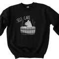 Self Care Capybara Sweatshirt, Funny Capybara Shirt, Homebody Sweatshirt, Gift For Her, Capybara gift Fabric Menswear...
