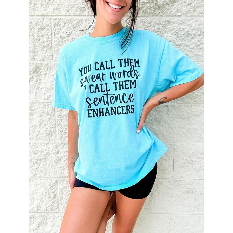 Sentence Enhancer Graphic Tee Hoodie, Sweatshirt | GrindPrints.com