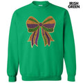Sequin Mardi Gras Bow  Patch Sweatshirt T-Shirts, Hoodie | GrindPrints.com
