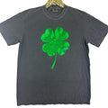 Sequin Shamrock Patch Comfort Colors T-Shirt Hoodie, Sweatshirt | GrindPrints.com