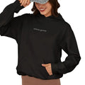 Serious Goose Embroidered Hooded Sweatshirt, Silly Goose Sweater, Funny Shirt, Long Sleeve Embroidered Sweatshirt, Gods...