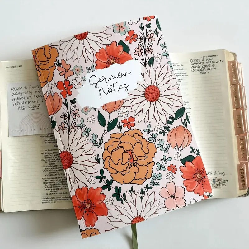 Sermon Notes Boho Floral T-Shirts, Hoodie, Sweatshirt | GrindPrints.com