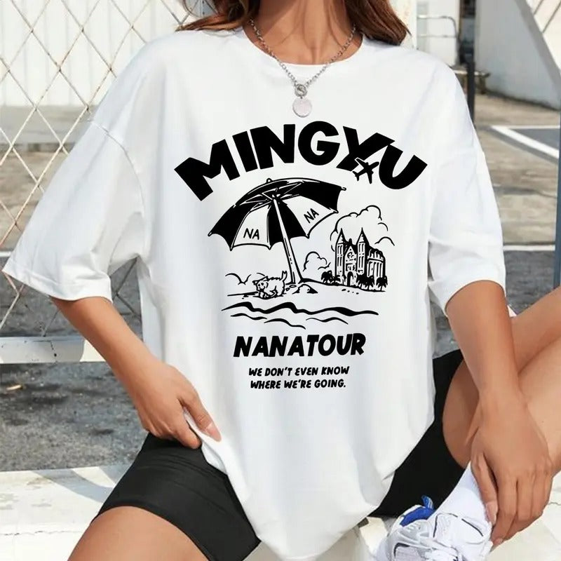 Seventeen Nana Tour T-shirt, NanaTour with Seventeen Shirt, Seventeen Right Here World Tour Shirt, Seventeen Members...