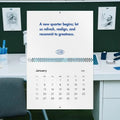 Severance Inspired Calendar 2025, Dark Humor Corporate Quotes, Lumon Aesthetic Standard Wall Calendar (2025), Movie...