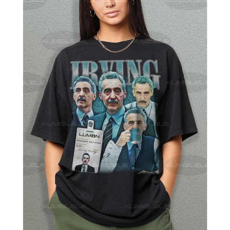 Severance Irving B Shirt, Severance Graphic Tee, Vintage Style Unisex Cotton Graphic Tee, Gift for TV Lover, Lumon,...