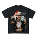 Sexy Redd Ghetto Superstar Santa Hat Tee Shirt Graphic Merry Christmas Hoodie, Sweatshirt | GrindPrints.com