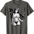Sexy Waifu Otaku Anime Girl Japanese In Black And White Art TShirt Hoodie, Sweatshirt | GrindPrints.com
