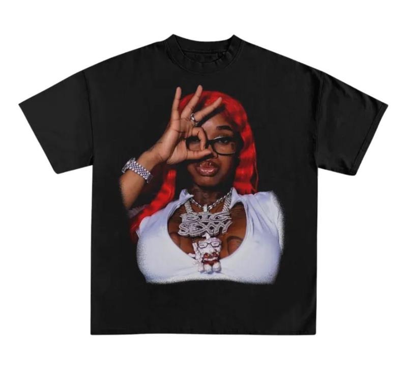 Sexyy Red shirt 4 President Rapper shirt, Sexxy Red concert tee Classic Cotton Hoodie, Sweatshirt | GrindPrints.com
