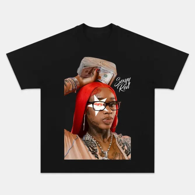 Sexyy Redd Star Tee Stand Out with Iconic Rap Fashion Hoodie, Sweatshirt | GrindPrints.com