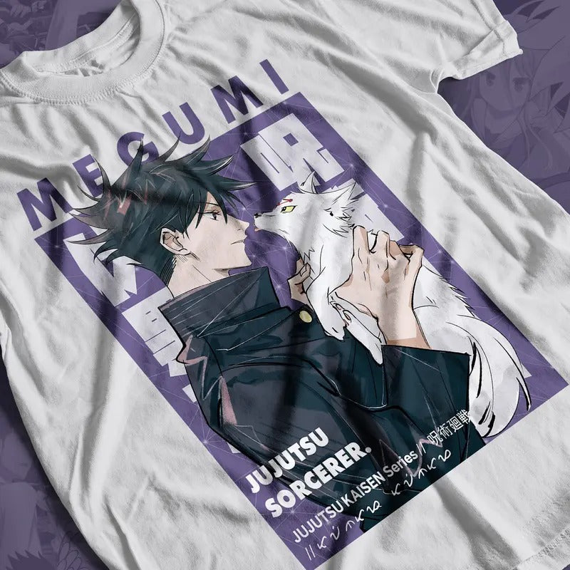 Shadow Megumi Anime T-shirt Unisex, Anime Manga Shirt, Anime Shirt, Anime Lovers Shirt, Graphic Anime Tee, Manga Shirt,...