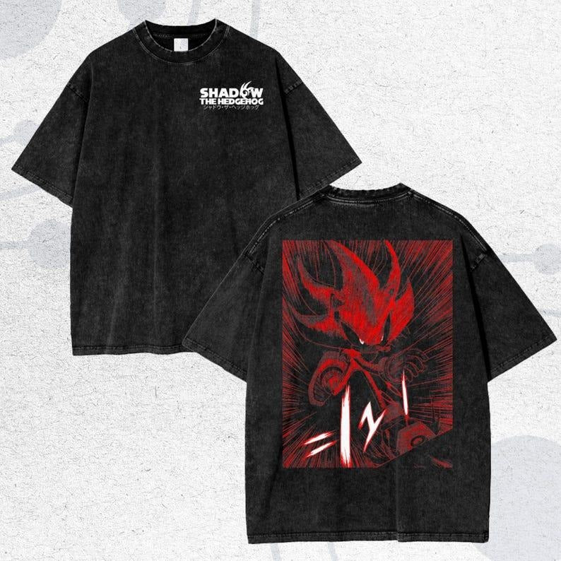 Shadow the Hedgehog Anime T-Shirt