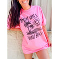 Shady Beach Graphic Tee Hoodie, Sweatshirt | GrindPrints.com